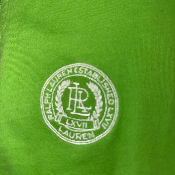 Ralph Lauren Green Zip Up. MUST BE BUNDLED - Picture 2 of 8